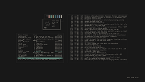 A screenshot of a Void Linux dark mode setup